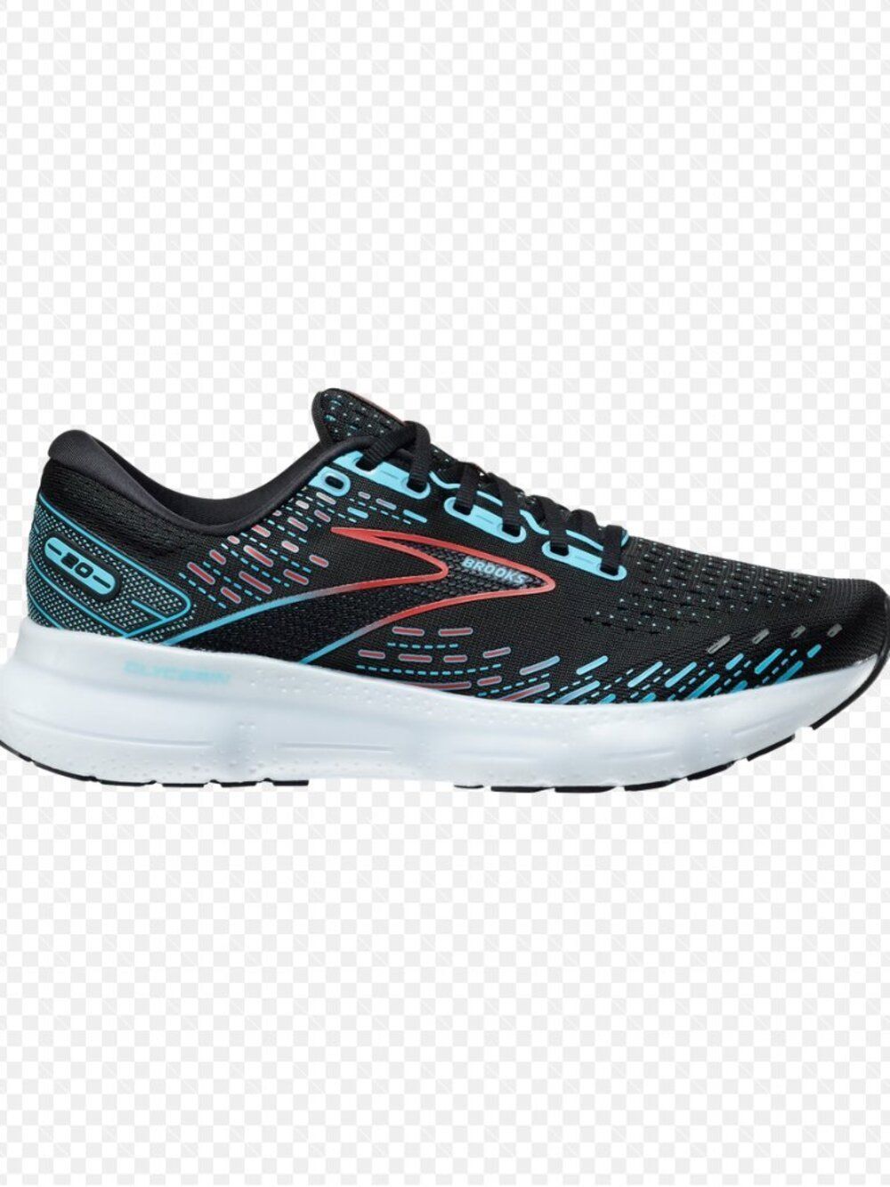 NEW Brooks Glycerin GTS 20 Black Blue Red Mens 11 US Medium 45 EUR 10 UK